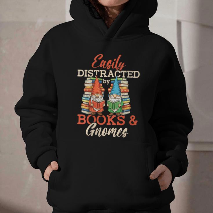 Reading Gnomes Cute Easily Distracted By Books And Gnomes Graphic Youth Hoodie Reading Gnomes Cute Easily Distracted By Books And Gnomes Graphic Youth Hoodie