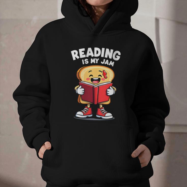 Reading Is My Jam I Love To Read Books Graphic Youth Hoodie Reading Is My Jam I Love To Read Books Graphic Youth Hoodie