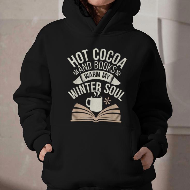 Reading All Winter Cozy Book Lover And Literary Escape Graphic Youth Hoodie