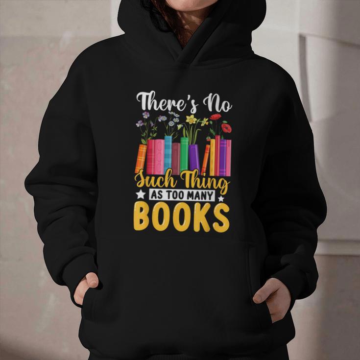 There's No Such Thing As Too Many Books Graphic Youth Hoodie