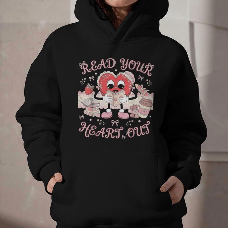 Retro Read Your Heart Out Valentine’s Day Teacher Book Lover Graphic Youth Hoodie Retro Read Your Heart Out Valentine’s Day Teacher Book Lover Graphic Youth Hoodie