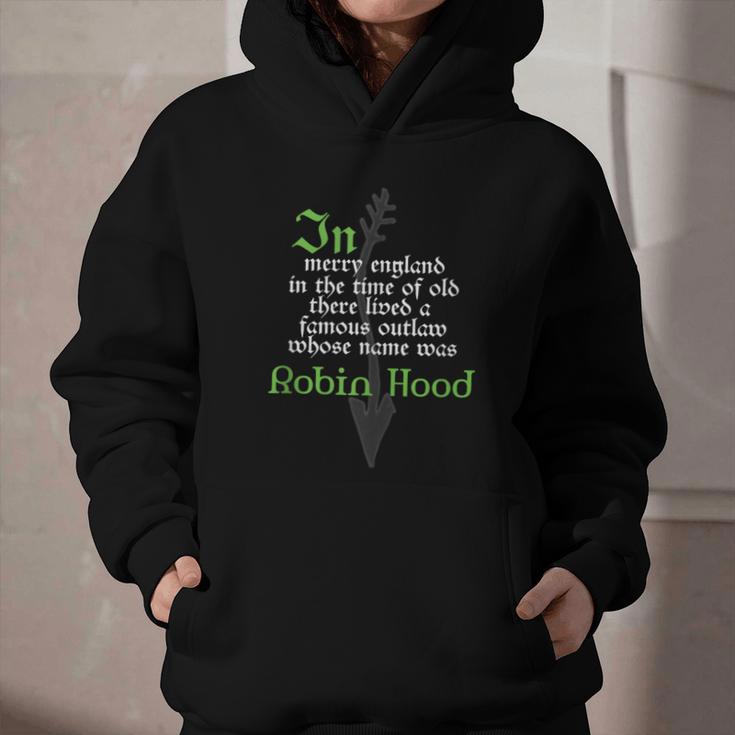 Robin HoodShirt For Book Lovers And Literature Fans Graphic Youth Hoodie