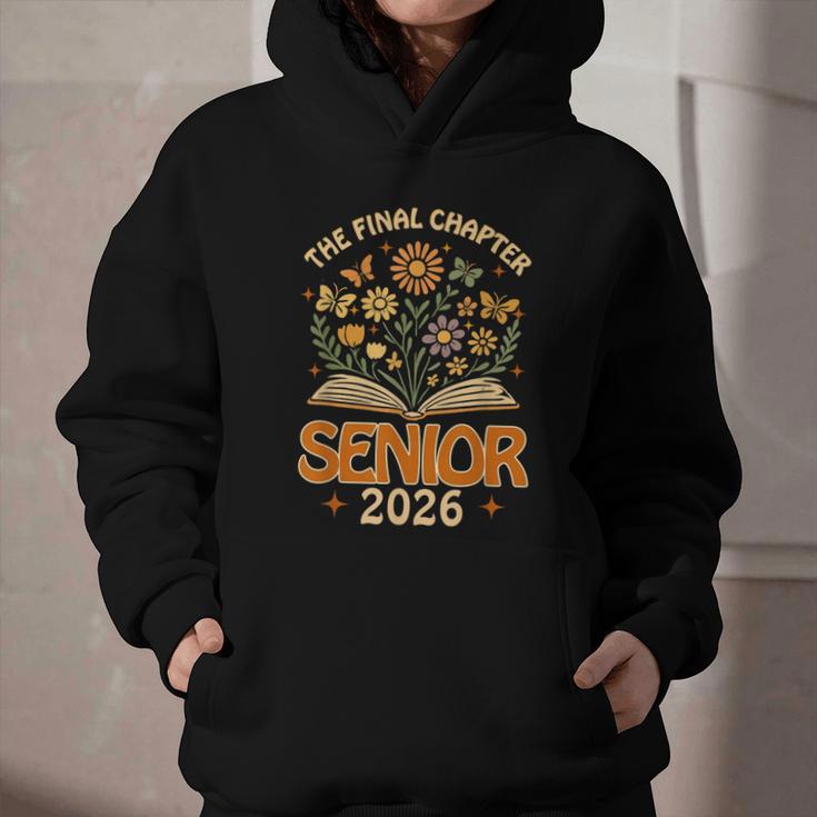 Senior 2026 Final Chapter Retro Book Lover Last First Day Graphic Youth Hoodie Senior 2026 Final Chapter Retro Book Lover Last First Day Graphic Youth Hoodie
