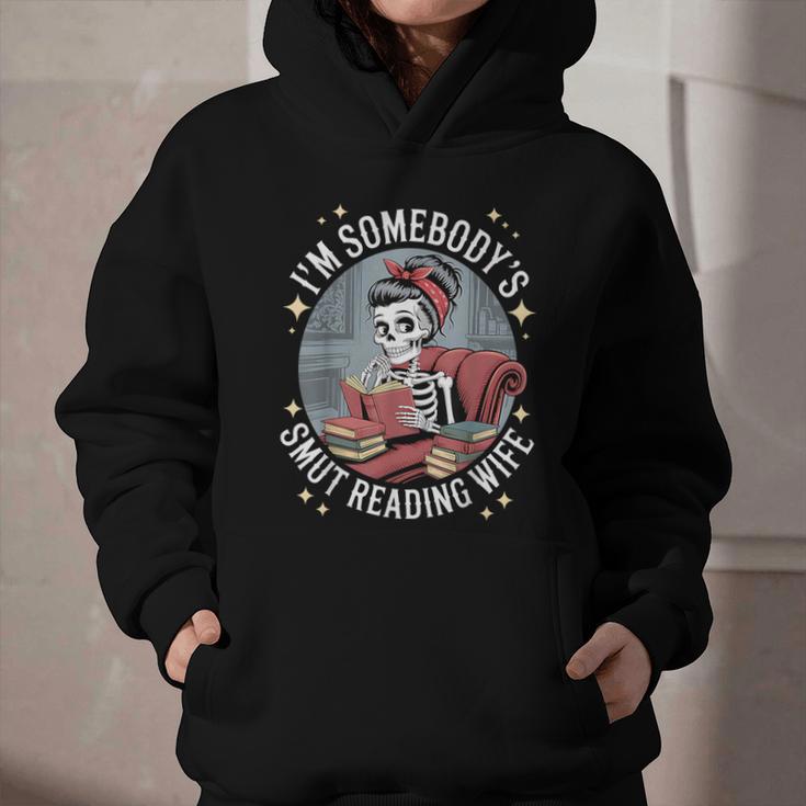 Smut Book Reader Romance Novel Somebody's Smut Reading Wife Graphic Youth Hoodie Smut Book Reader Romance Novel Somebody's Smut Reading Wife Graphic Youth Hoodie