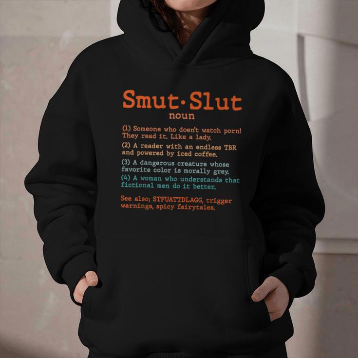 Smut Slut Sayings Definition Sarcastic Book Lover Graphic Youth Hoodie