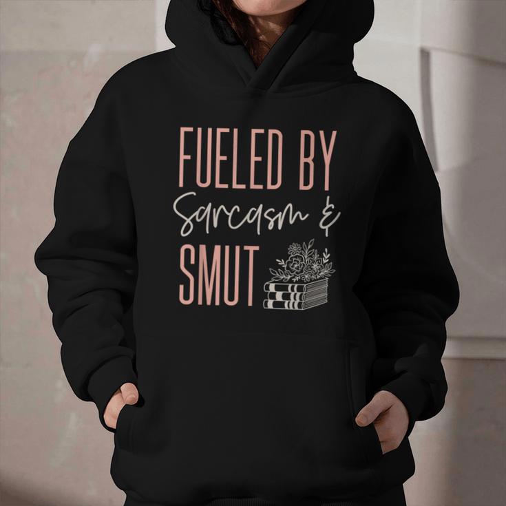 Smutty Book Lover Women Fueled By Sarcasm And Smut Spicy Graphic Youth Hoodie Smutty Book Lover Women Fueled By Sarcasm And Smut Spicy Graphic Youth Hoodie