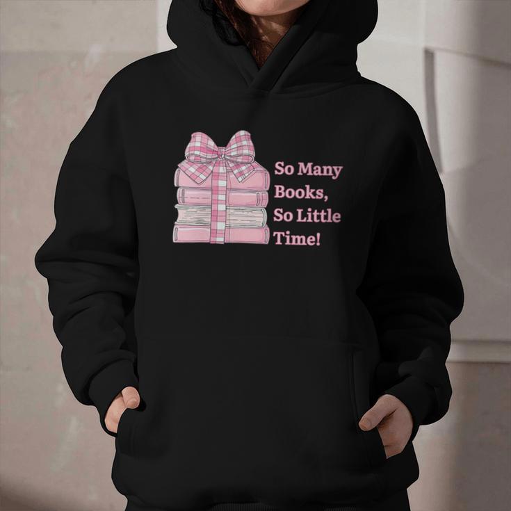 So Many Books Little Time Book Lover Teacher Librarian Graphic Youth Hoodie So Many Books Little Time Book Lover Teacher Librarian Graphic Youth Hoodie