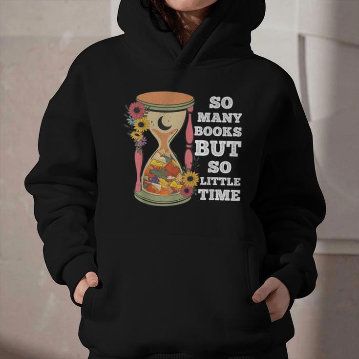 So Many Books But So Little Time Tee For Bookworms Readers Graphic Youth Hoodie