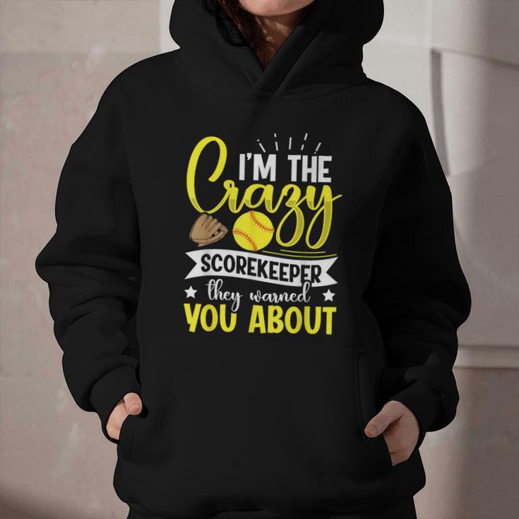 Softball Scorekeeper For a Score Book Keeper Graphic Youth Hoodie