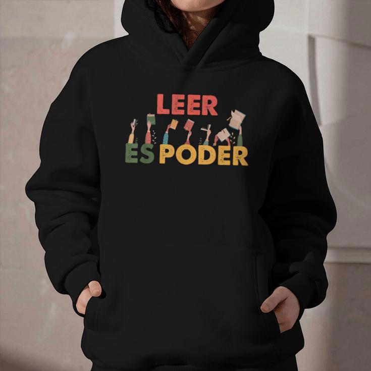 Spanish Reading Book Lover Teacher Maestra Leer Es Poder For Men Women Graphic Youth Hoodie Spanish Reading Book Lover Teacher Maestra Leer Es Poder For Men Women Graphic Youth Hoodie