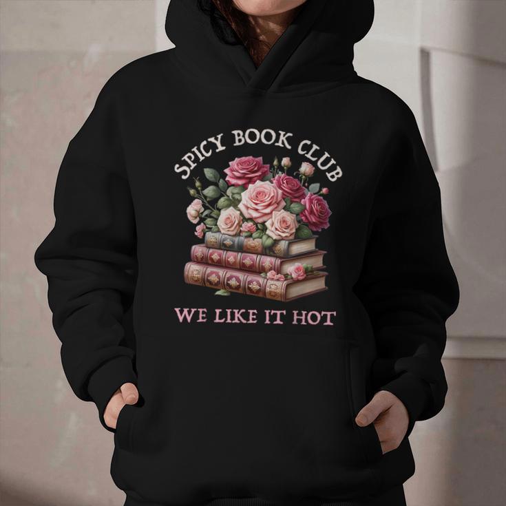 Spicy Book Club Dark Romance Reader Women Bookish Merch Cute Graphic Youth Hoodie