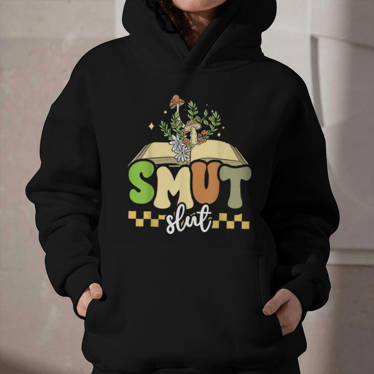 Spicy Book Lover Smut Slut Romance Reading Librarian Graphic Youth Hoodie