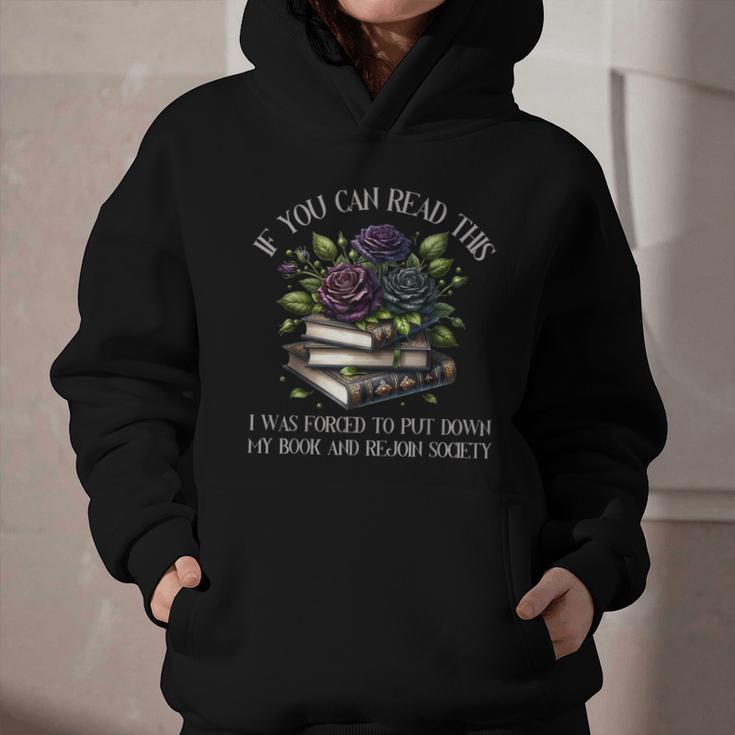 Spicy Books Put Down My Book Dark Romance Merch Bookish Graphic Youth Hoodie