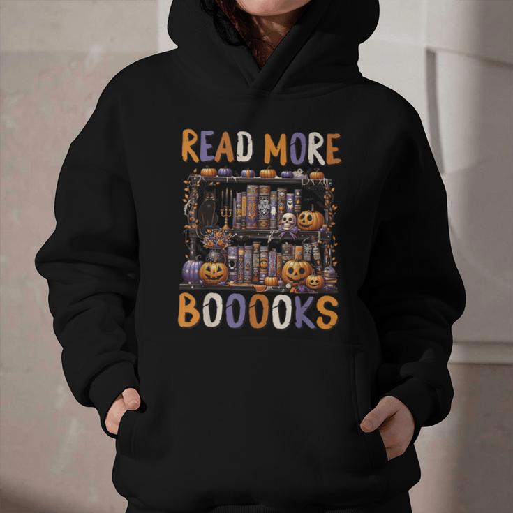 Spooky Halloween Bookshelf Bookcase Read More Books Graphic Youth Hoodie Spooky Halloween Bookshelf Bookcase Read More Books Graphic Youth Hoodie
