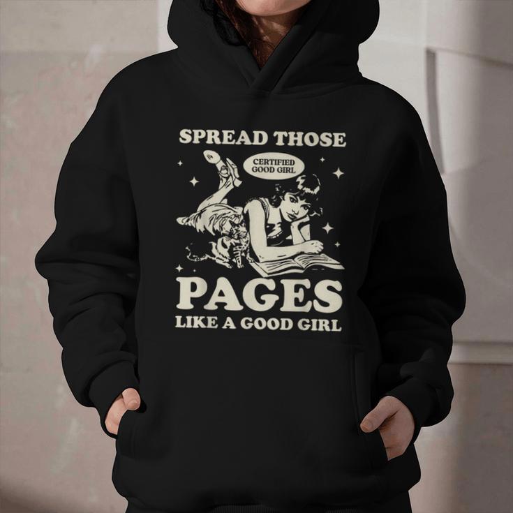 Spread Those Pages Like A Good Girl Shirt Smutty Spicy Book Graphic Youth Hoodie Spread Those Pages Like A Good Girl Shirt Smutty Spicy Book Graphic Youth Hoodie