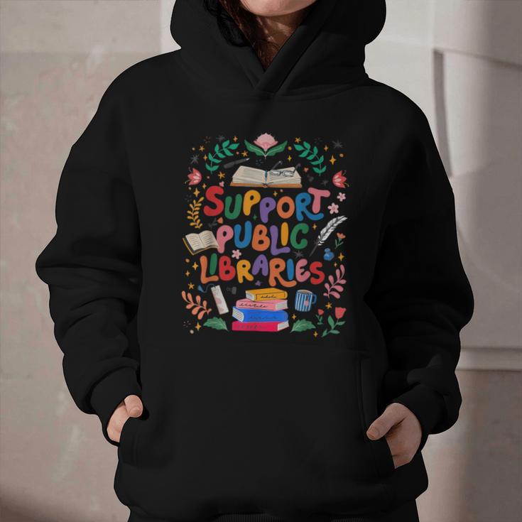 Support Public Libraries Book Nerd Outfit For Book Lovers Graphic Youth Hoodie Support Public Libraries Book Nerd Outfit For Book Lovers Graphic Youth Hoodie