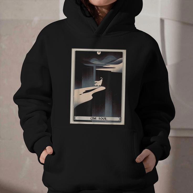 Tarot Cards Guide Book Esoteric Mysticism Clothing The Fool Tarot Card -Adults & Kids Small Short Sleeve Crew Neck Classic Fit Graphic Youth Hoodie