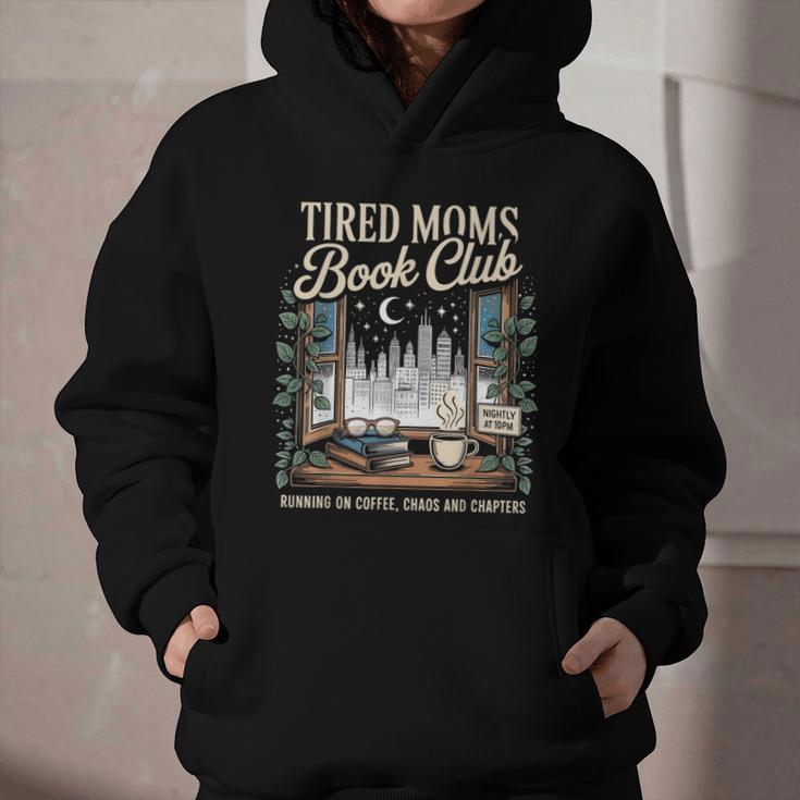 Tired Moms Book Club Coffee Chaos Chapters Book Lover Graphic Youth Hoodie Tired Moms Book Club Coffee Chaos Chapters Book Lover Graphic Youth Hoodie