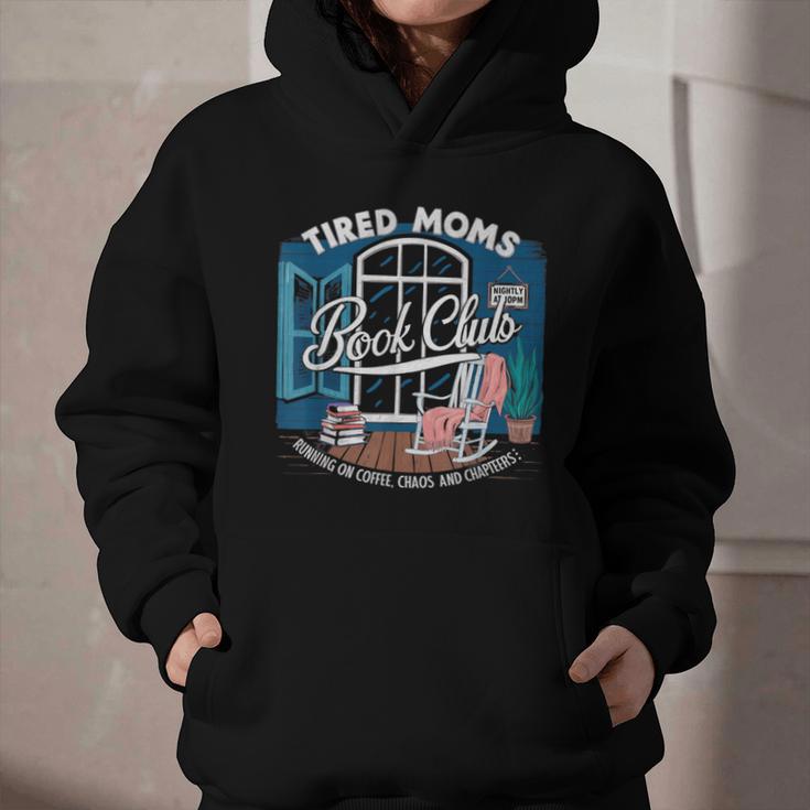 Tired Moms Book Club Coffee Chaos And Chapters Graphic Graphic Youth Hoodie Tired Moms Book Club Coffee Chaos And Chapters Graphic Graphic Youth Hoodie