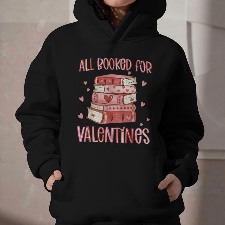 Valentines All Booked For Valentines Book Lovers Teacher Kid Graphic Youth Hoodie