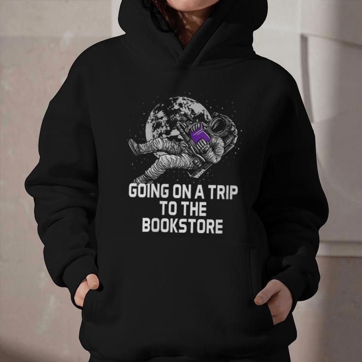 Women's Going On a Trip To The Bookstore Bookworm Humor Graphic Youth Hoodie