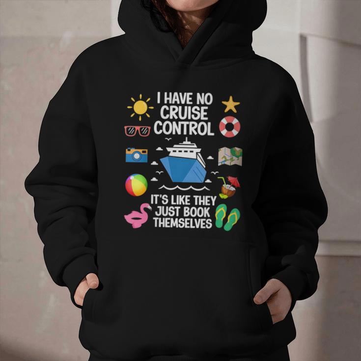 Women's I Have No Control On A Cruise They Book Themselves Cruise Graphic Youth Hoodie Women's I Have No Control On A Cruise They Book Themselves Cruise Graphic Youth Hoodie