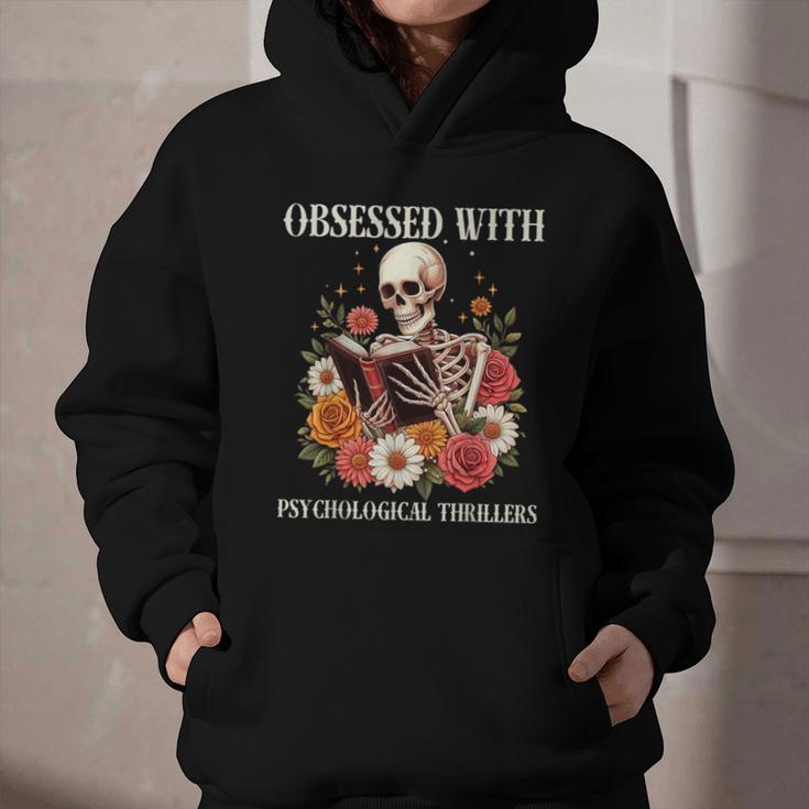 Women's Psychological Thriller Book Reader Lover Graphic Youth Hoodie Women's Psychological Thriller Book Reader Lover Graphic Youth Hoodie