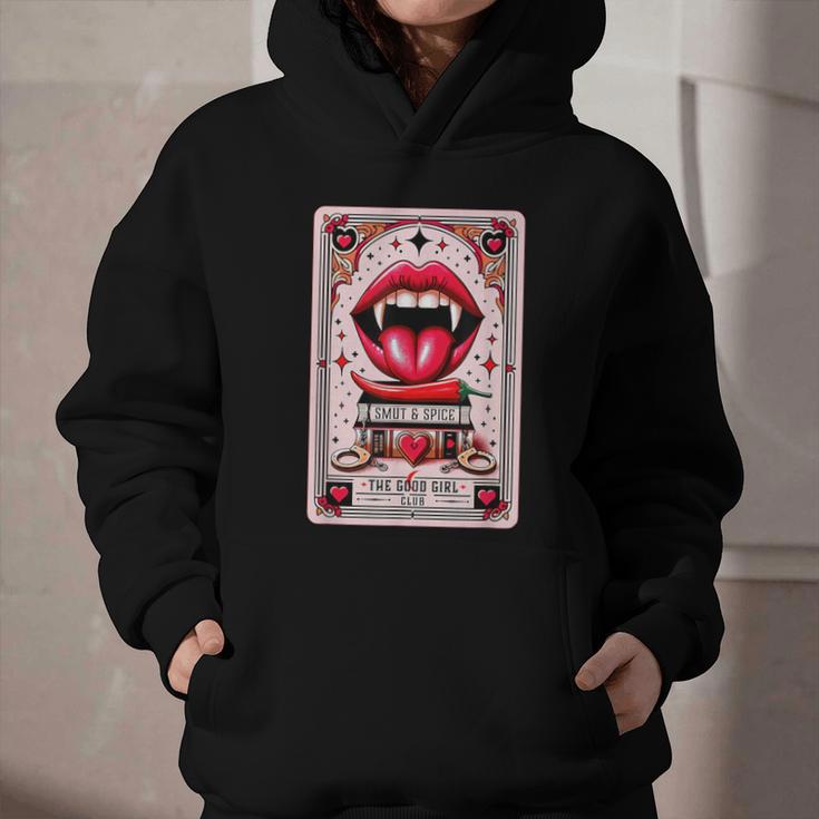 Yes Sir The Good-Girl The Good-Girl Tarot Card Smut Book Graphic Youth Hoodie