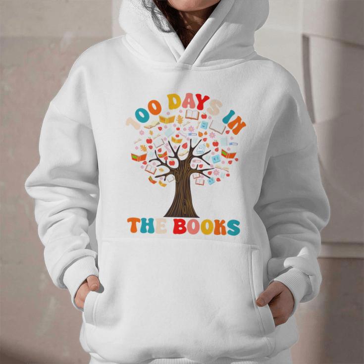100 Days In The Books Reading Teacher 100th Day Of School Premium Graphic Youth Hoodie 100 Days In The Books Reading Teacher 100th Day Of School Premium Graphic Youth Hoodie
