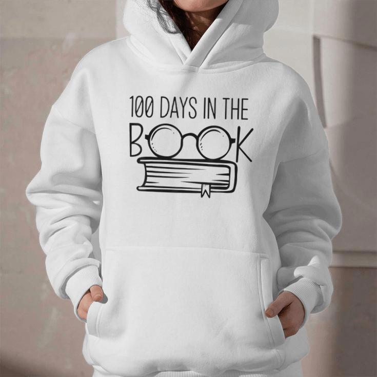 100 Days Of SCHOOKBook Nerd Book Lover Reading Librarian Boo Graphic Youth Hoodie