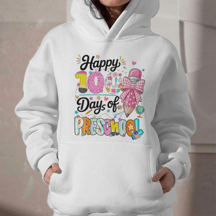 100th Day Of School Teacher Books 100 Days Of Preschool Girl Graphic Youth Hoodie 100th Day Of School Teacher Books 100 Days Of Preschool Girl Graphic Youth Hoodie