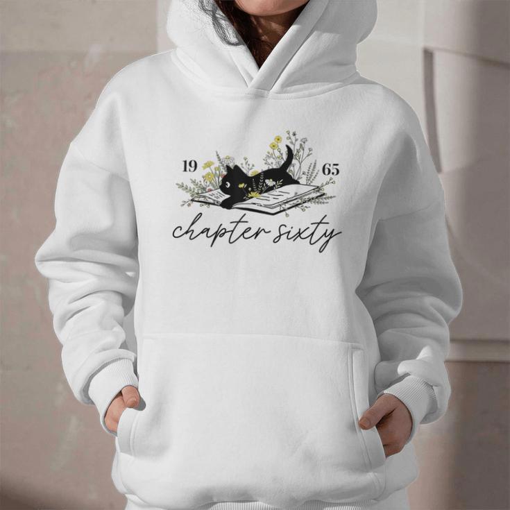 1965 Chapter Sixty Book Cat Lover 60th Birthday For Men Women Graphic Youth Hoodie 1965 Chapter Sixty Book Cat Lover 60th Birthday For Men Women Graphic Youth Hoodie