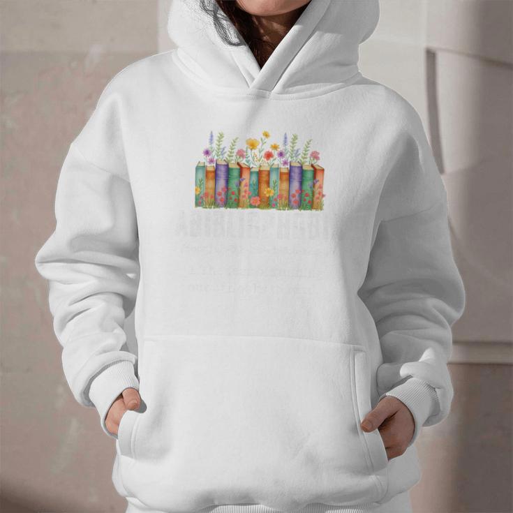 Abibliophobia Definition Book Reader Book Nerd Book Reading Premium Tri-Blend Graphic Youth Hoodie