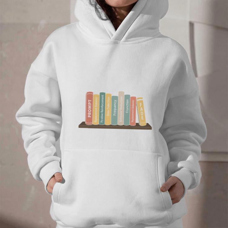 Applied Behavior Analysis Book Wildflower ABA RBT Therapist Graphic Youth Hoodie
