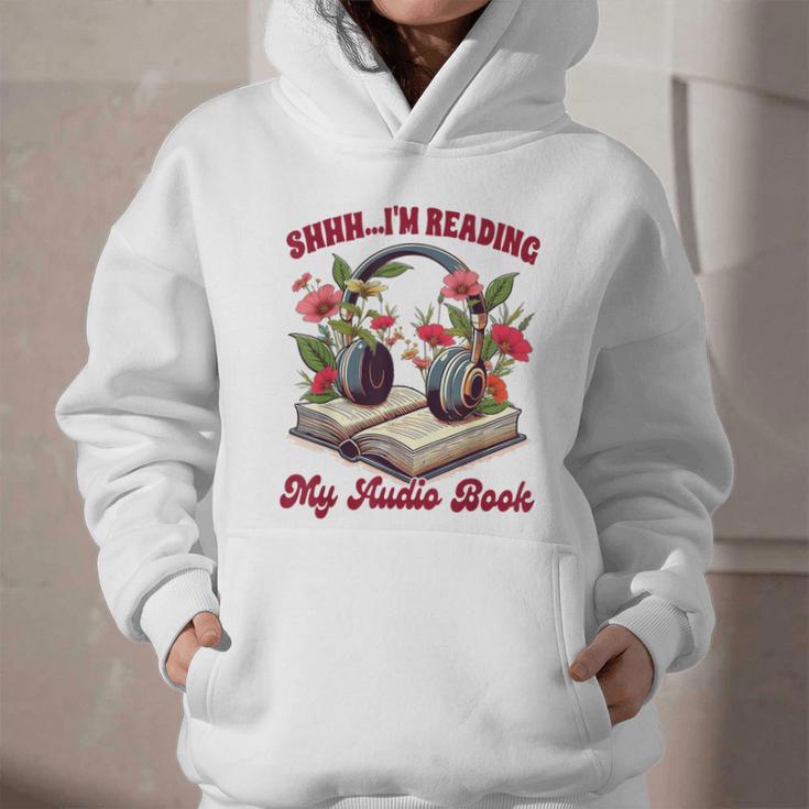Audiobook Lover Bookish Shhh I'm Listening My Audio Book Graphic Youth Hoodie Audiobook Lover Bookish Shhh I'm Listening My Audio Book Graphic Youth Hoodie