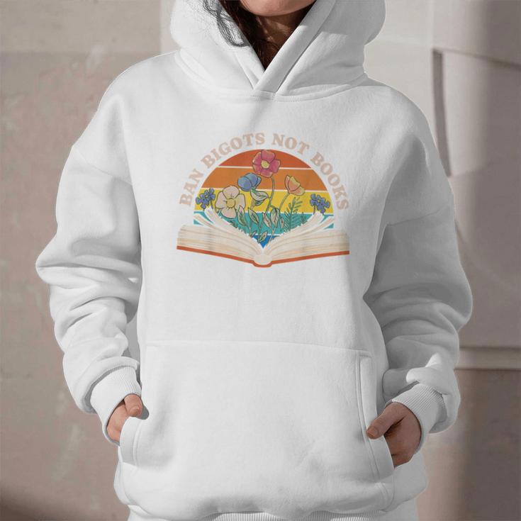 Ban Bigots Not Books Graphic Youth Hoodie