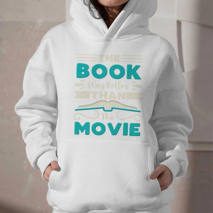 The Book Was Better Than The Movie Literary Library Bookworm Premium Tri-Blend Graphic Youth Hoodie