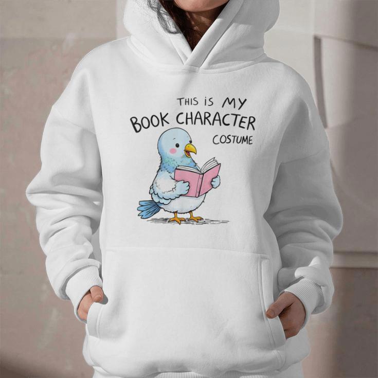 This Is My Book Character Costume I Pigeon Reading Tee Graphic Youth Hoodie