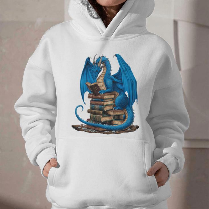 Book Lover Bookworm Reading Books Dragon Premium Tri-Blend Graphic Youth Hoodie