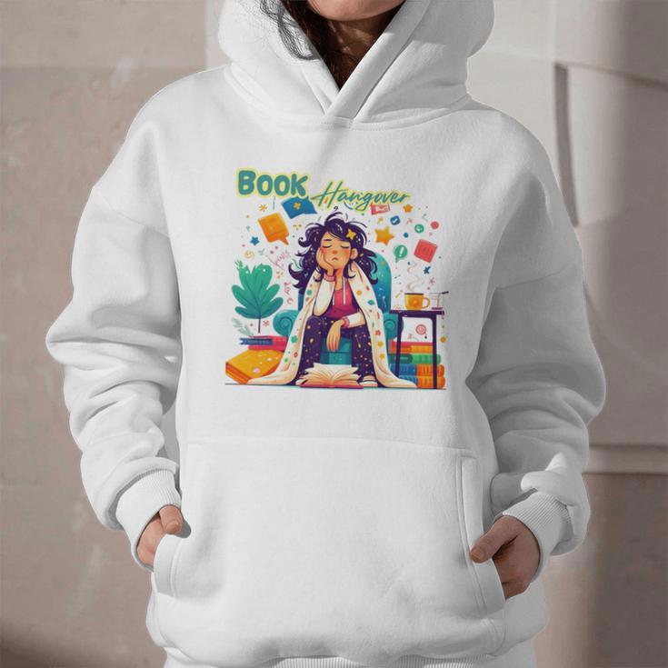 Book Lover Woman Woman Book Hangover Premium Tri-Blend Graphic Youth Hoodie