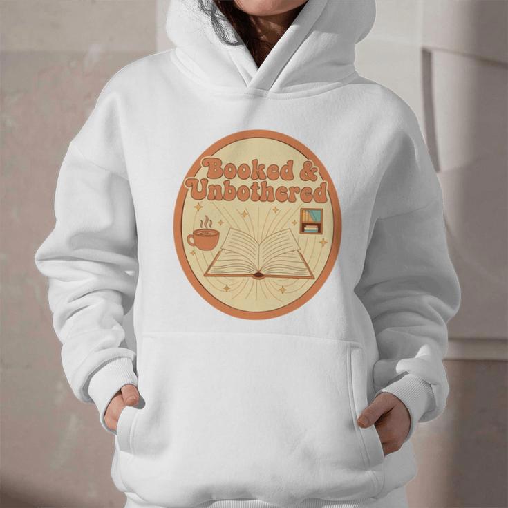 Booked & Unbothered Book Lover Tee Graphic Youth Hoodie Booked & Unbothered Book Lover Tee Graphic Youth Hoodie
