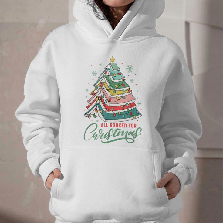 All Booked For Christmas Book Xmas Tree Lights Reading Girly Graphic Youth Hoodie All Booked For Christmas Book Xmas Tree Lights Reading Girly Graphic Youth Hoodie