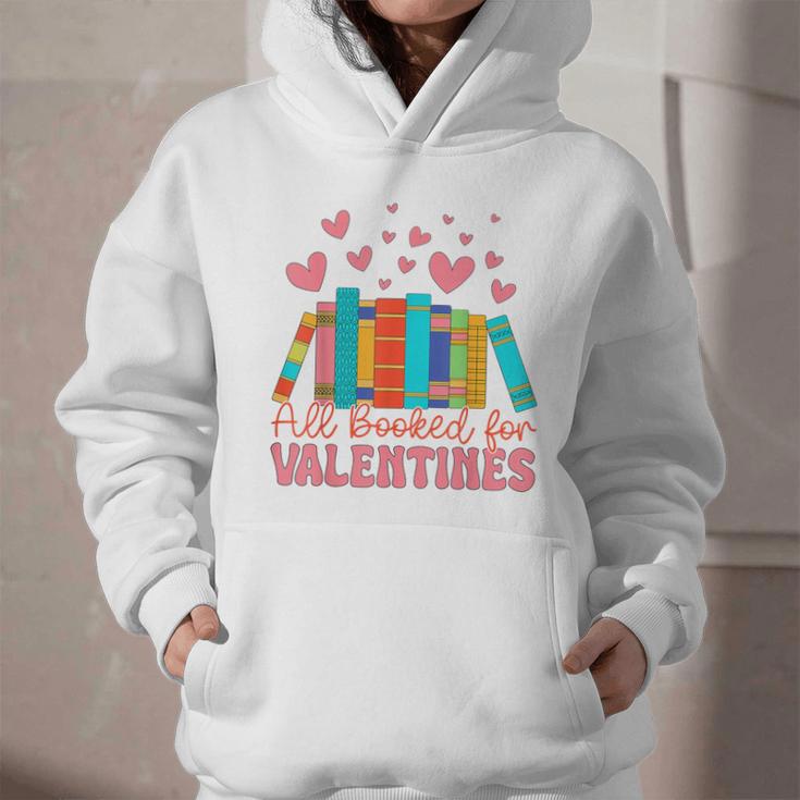 All Booked For Valentines Book Lover Valentine's Day Graphic Youth Hoodie