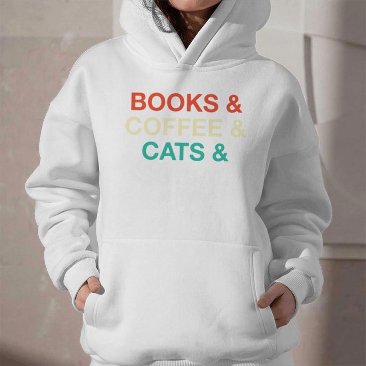 Books Coffee Cats Social Justice Graphic Youth Hoodie Books Coffee Cats Social Justice Graphic Youth Hoodie