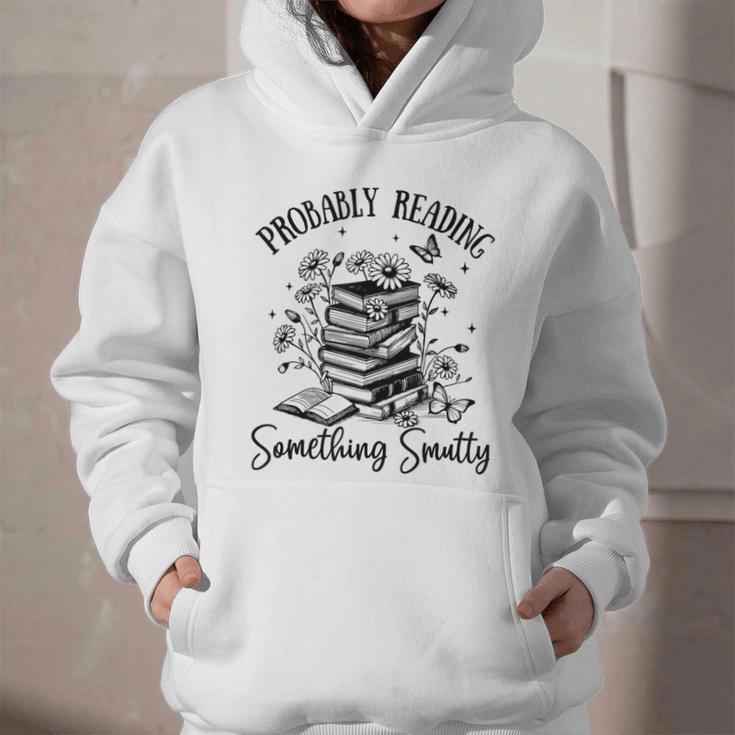 Bookworm Smutt Probably Reading Something Smutty Reader Graphic Youth Hoodie