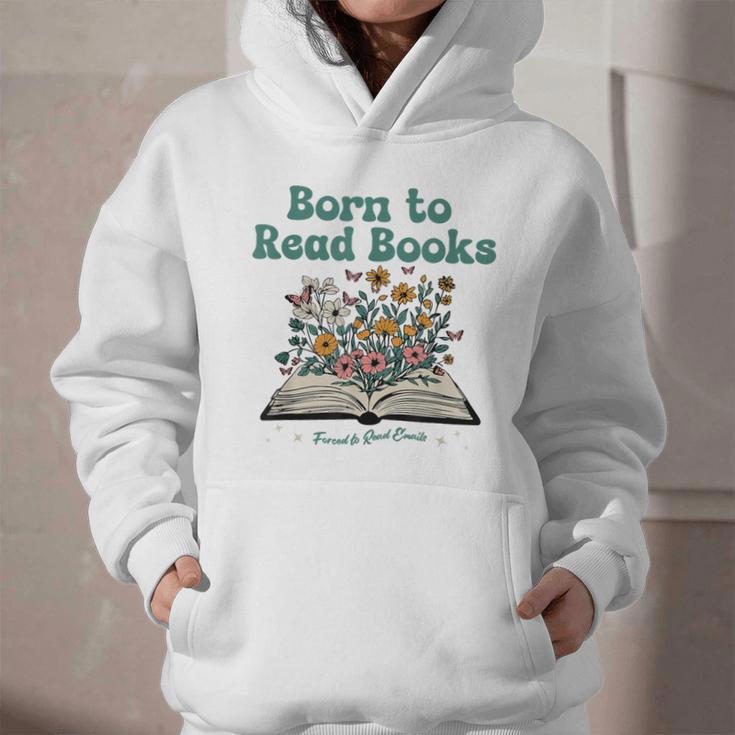 Born To Read Books Forced To Read Emails Book Lover Graphic Youth Hoodie Born To Read Books Forced To Read Emails Book Lover Graphic Youth Hoodie