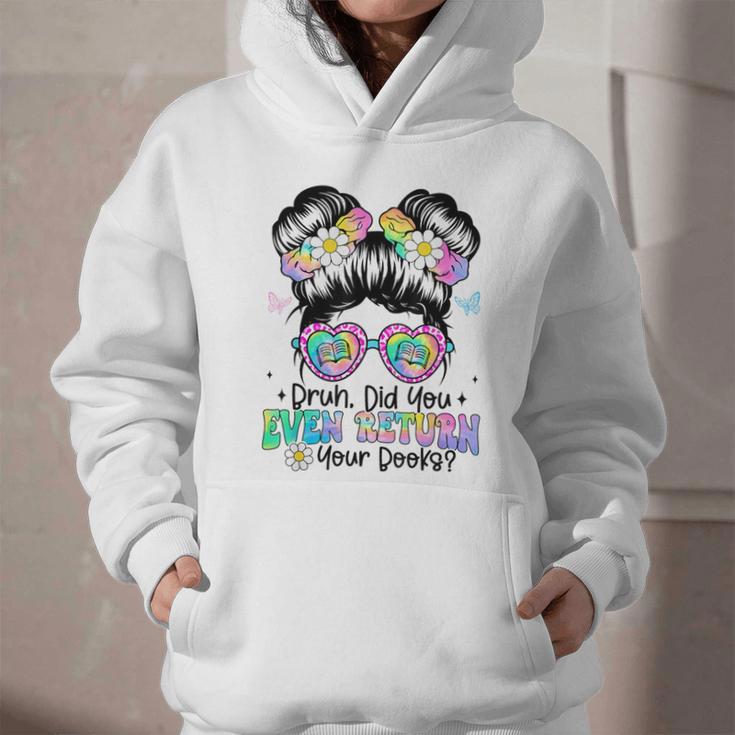 Bruh Return Your Books Reading Library Book Lovers Graphic Youth Hoodie Bruh Return Your Books Reading Library Book Lovers Graphic Youth Hoodie