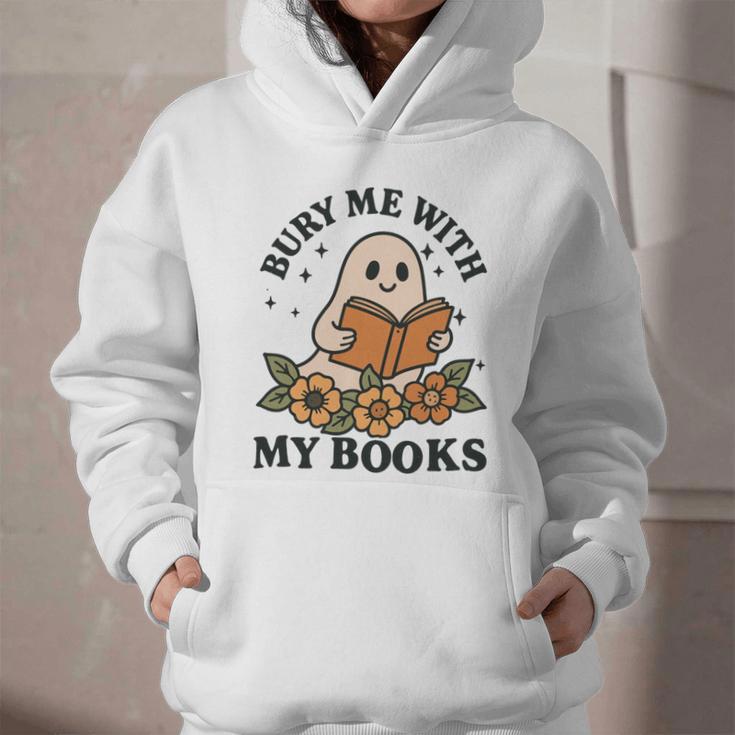 Bury Me With My Books Ghost Tee Graphic Youth Hoodie