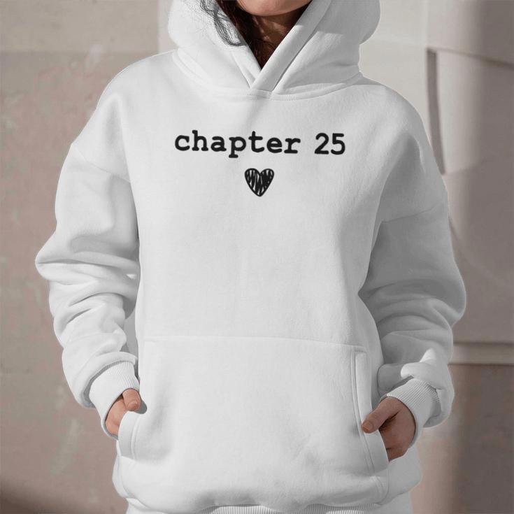 Chapter 25 Book Lovers Readers & Authors 25th Birthday Graphic Youth Hoodie