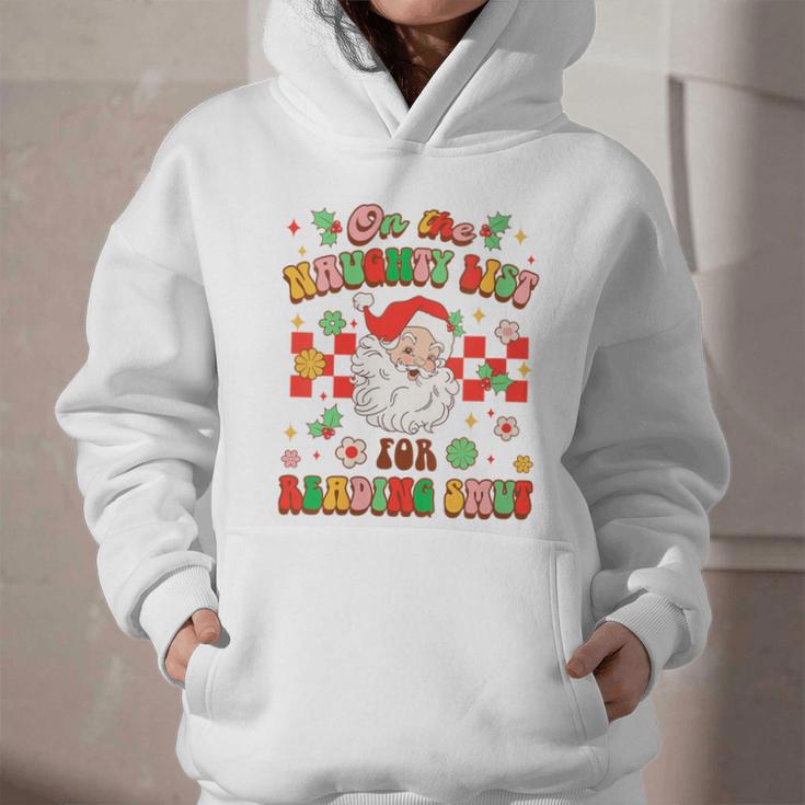 Christmas Smut Book On The Naughty List For Reading Smut Graphic Youth Hoodie